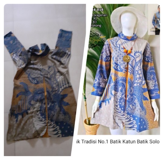 Batik Tunik Tradisi No.1 Batik Katun Batik Solo Batik Murah