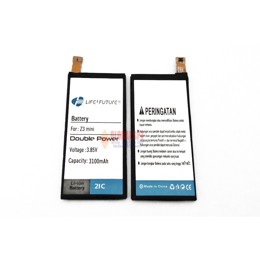 BATERAI SONY XPERIA Z3 MINI / D5803 LIFE FUTURE / BATRE / BATERE LIS1561ERPC