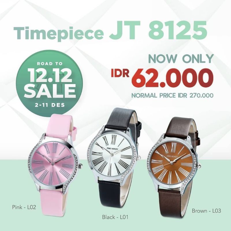 JAM TANGAN JIMS HONEY KODE 8125