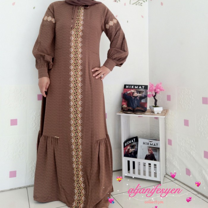 Sale Gamis Abaya Hikmat Original A7722 061