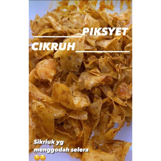 

keripik pedes renyah endolita 250 gram