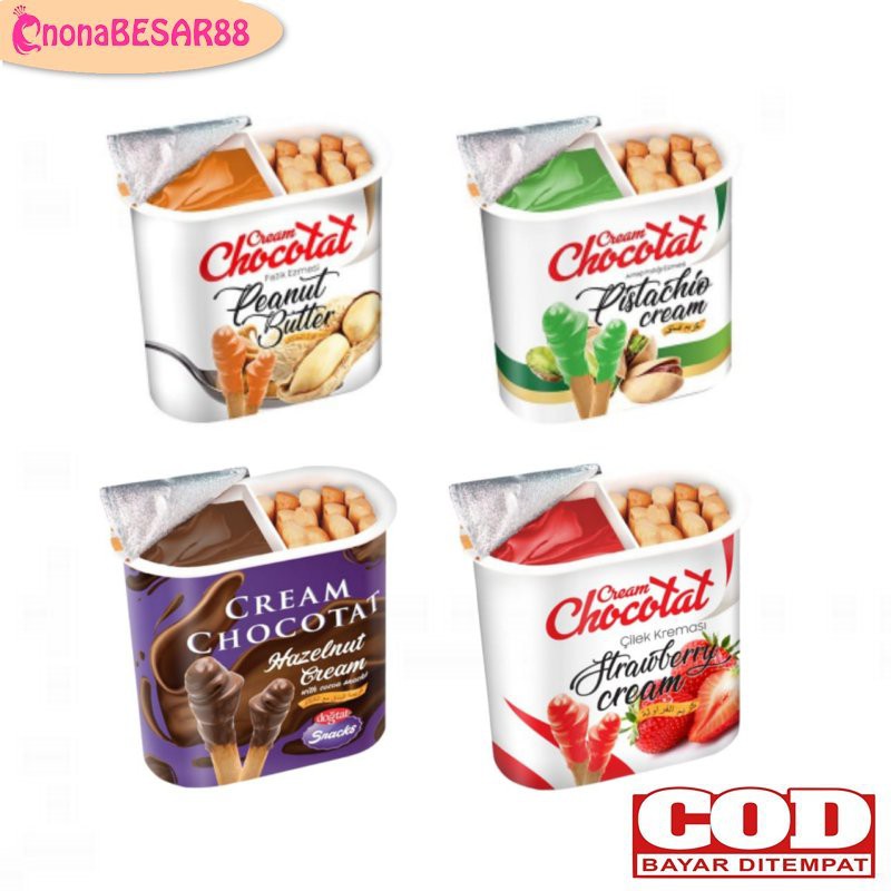 

Dogtat Cream Biskuit Stick dengan Saus Turkey / Nyam Nyam Turki
