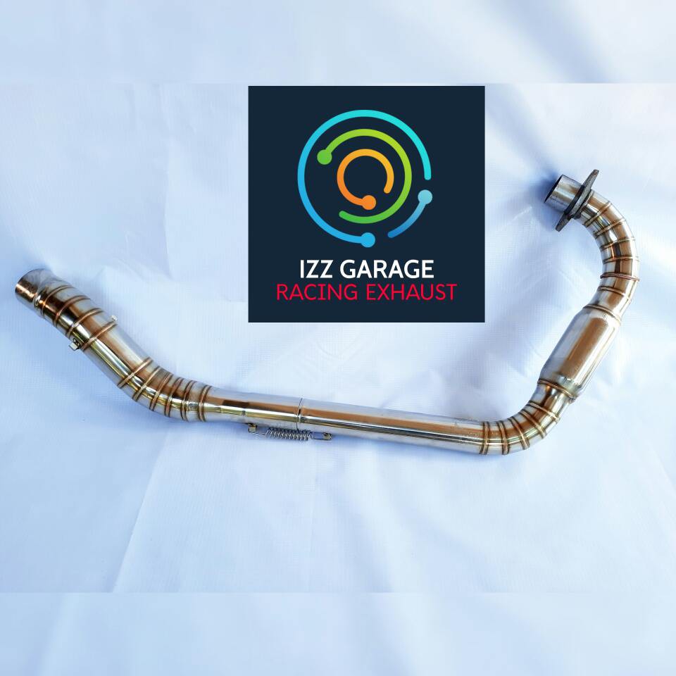 leher knalpot stainles boom tiger mp gl cb