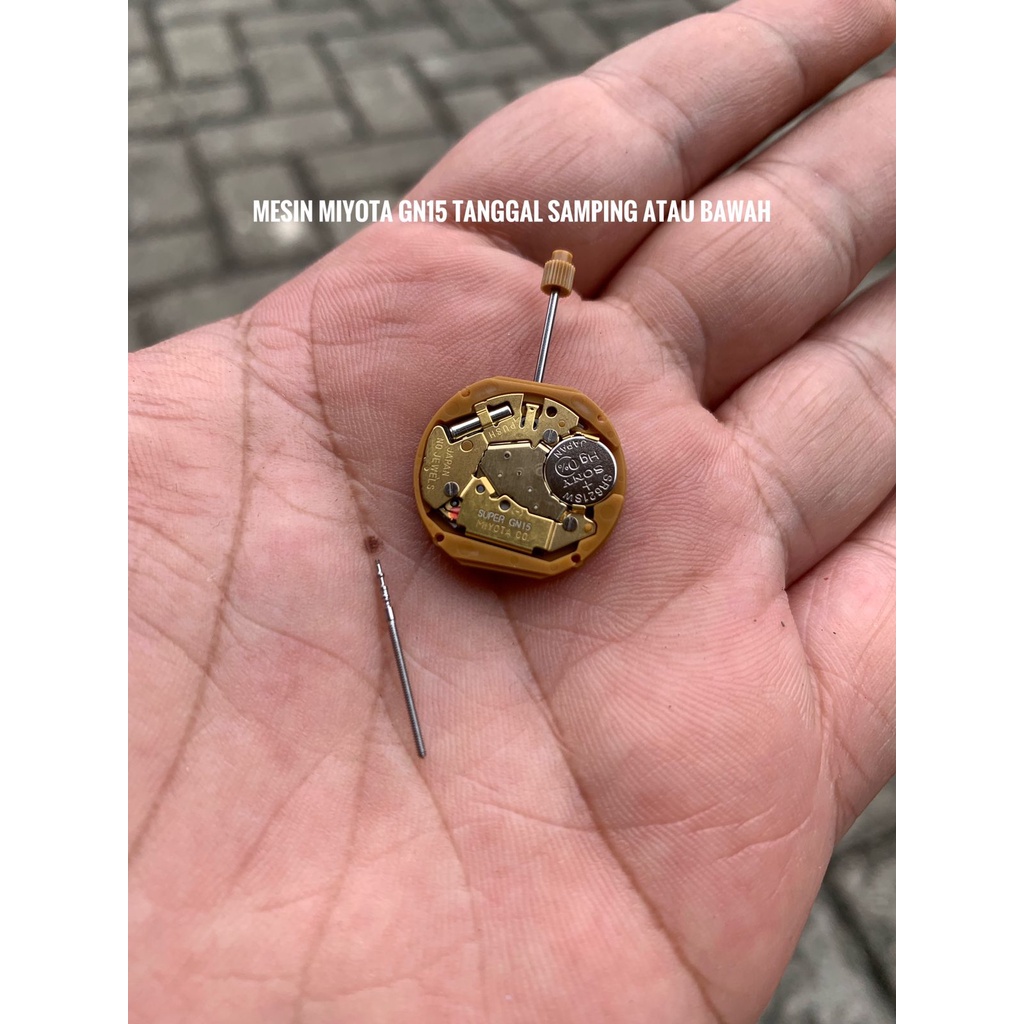 MESIN JAM TANGAN MIYOTA GN15 GN 15 TANGGAL SAMPING DAN TANGGAL BAWAH