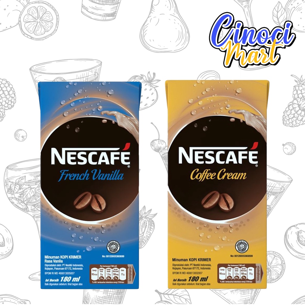 

Nescafe Coffee Cream/French Vanilla 180ml