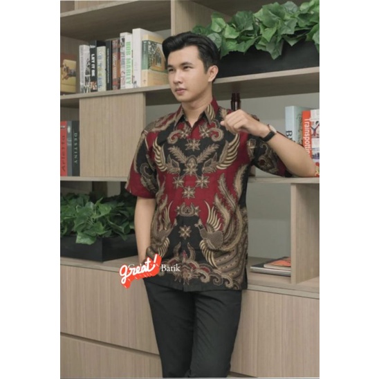 Lengan Pendek Batik Baturraden