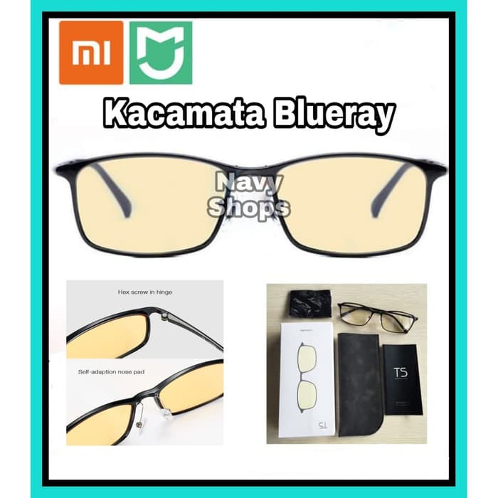 NA - Kacamata Anti Blueray Anti UV - Kacamata Komputer Anti Blue Rays FU007