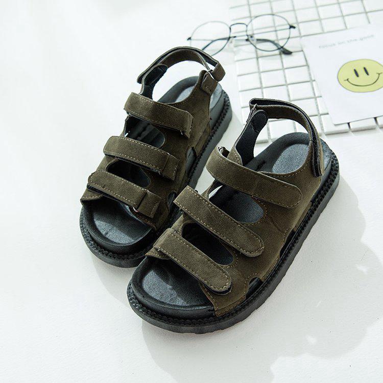 Sepatu Sandal  Hak  Datar  Gaya Korea untuk Wanita Shopee 