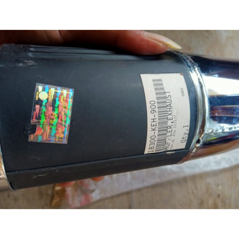 knalpot gl keh ori baru