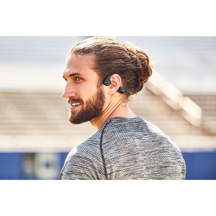 ORIGINAL Aftershokz Trekz Air Bone Conduction Bluetooth Headphone Slate Grey TERLARIS