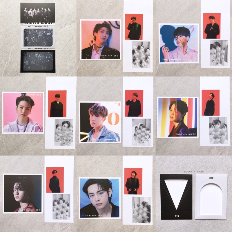 [SHARING] BTS MOTS ON:E Concept Photobook Clue Route OFFICIAL Member Set Lenticular RM Jin Yoongi Jh