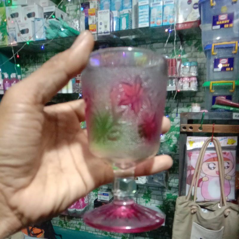 Gelas cantik 1 set 5 pcs cod angela