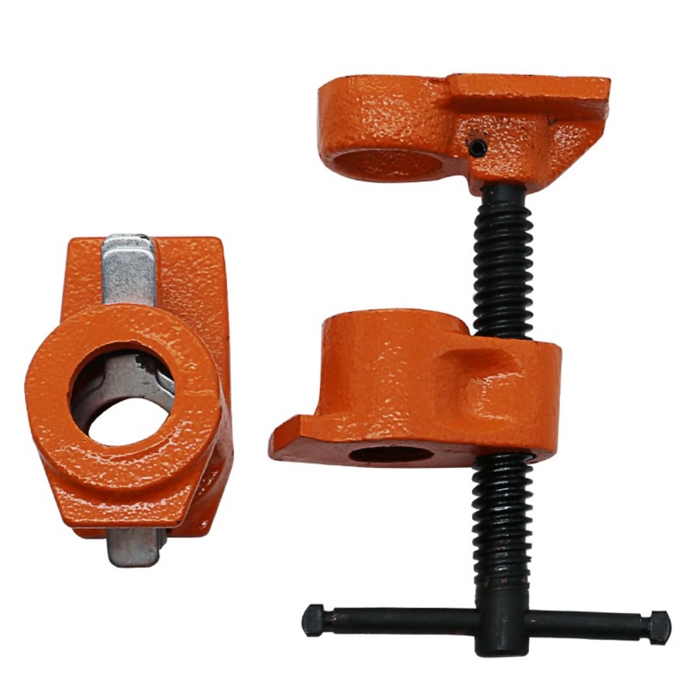 Pipe Clamp Fixture 3/4 klem press Papan Kayu Palet For Woodworking Clamp Project Tidak Termasuk Pipa