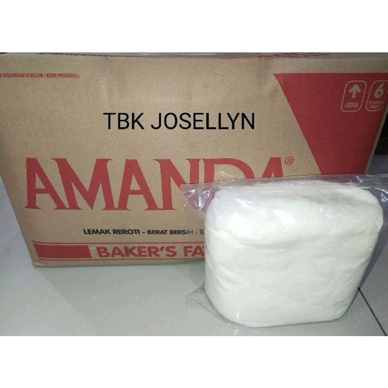 

Amanda Baker's fat/putih 500 gr repack