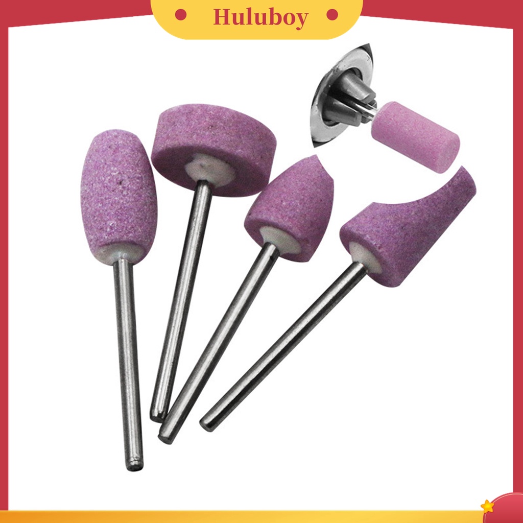 Huluboy Huluboy♡ 12pcs / Set Mata Bor Pengikir Kuku Untuk Manicure / Pedicure