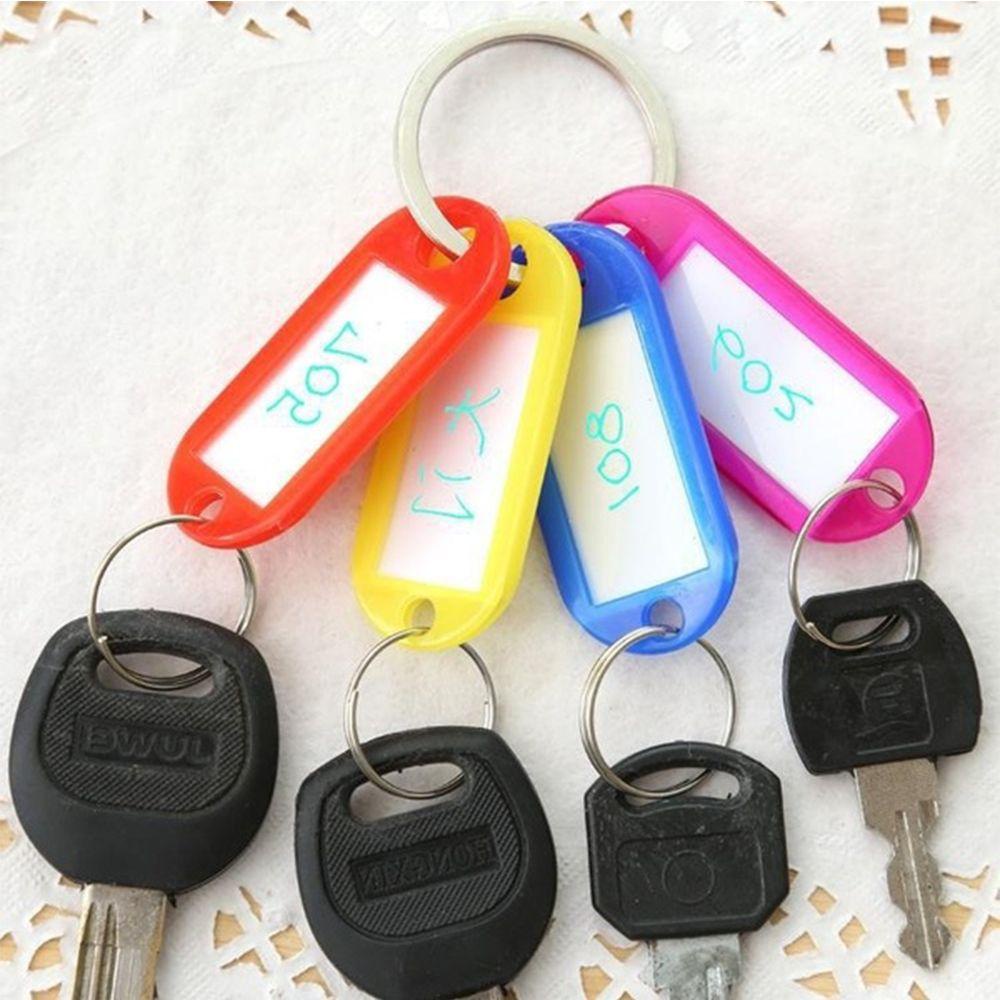 Suyo5/10pcs Gantungan Kunci New ID label Luggage Tag Jewelry