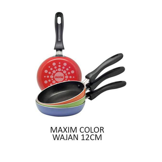Maxim Color Wajan Teflon Kecil 12Cm