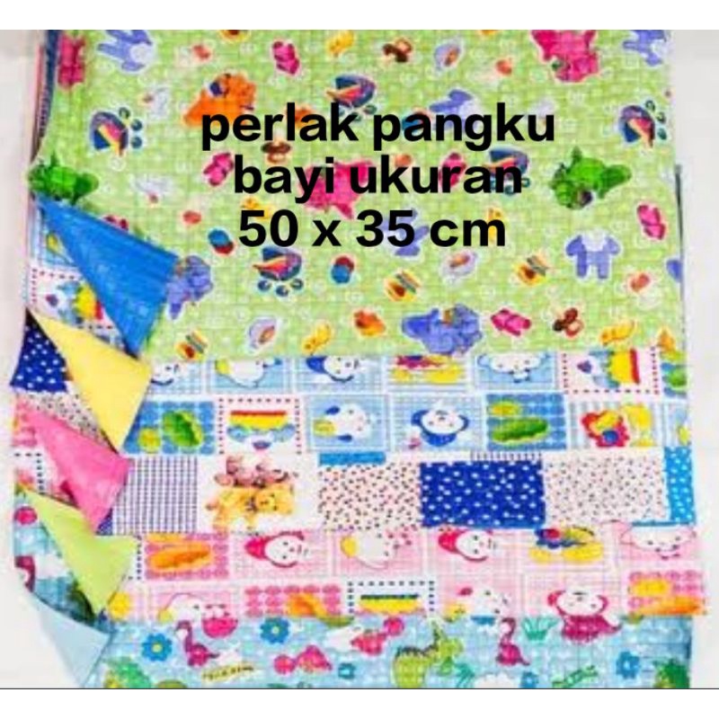 perlak pangku bayi WATERPROF ukuran 50 x 35cm