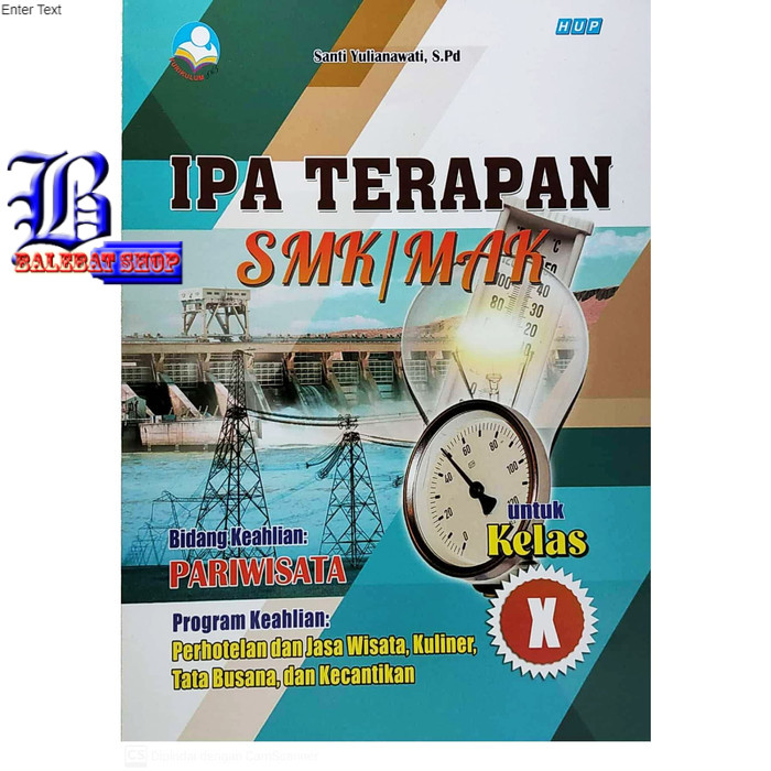 Buku ORIGINAL IPA TERAPAN SMK/MAK X