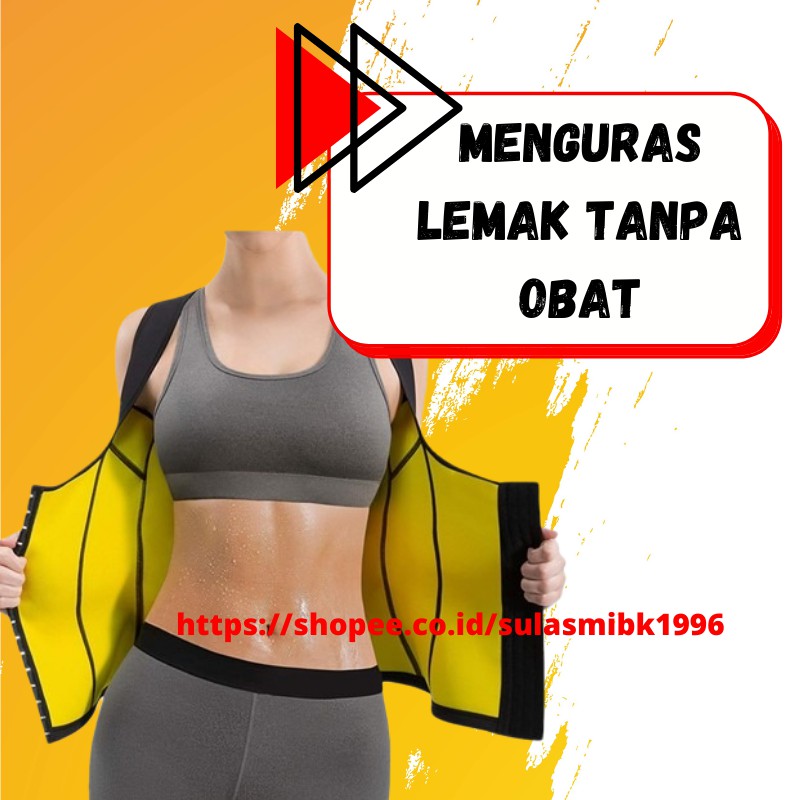 Korset Pengecil Perut Pembakar Lemak Cami Hot Waist Cincher Korset Pelangsing Tubuh