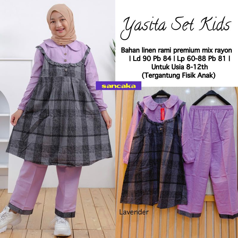 yasita set kids ori sancaka