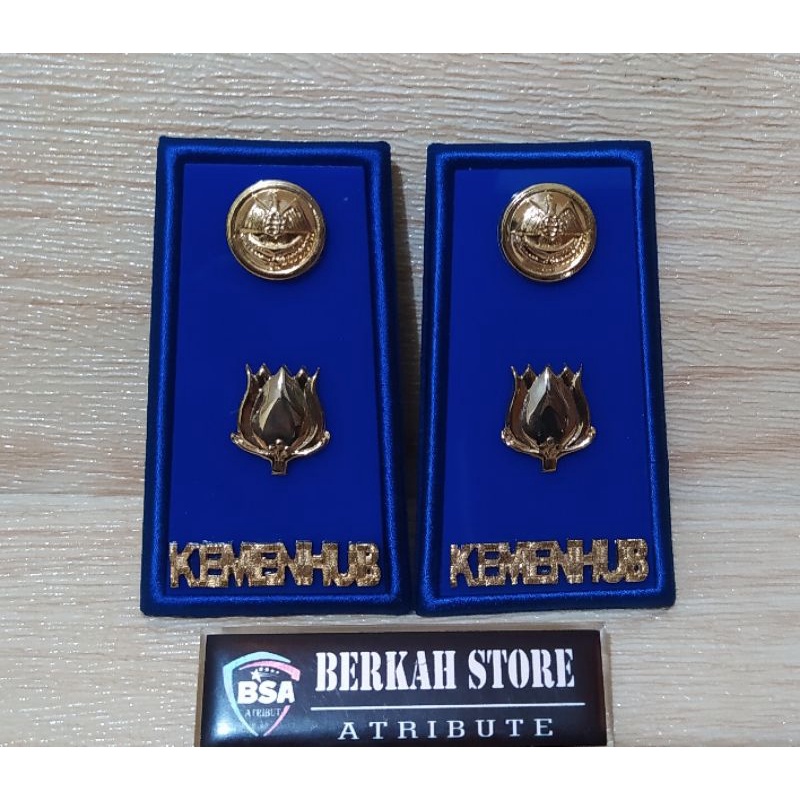 PANGKAT PDH KEMENHUB GOLONGAN 3D LIST BIRU - EXCLUSIVE