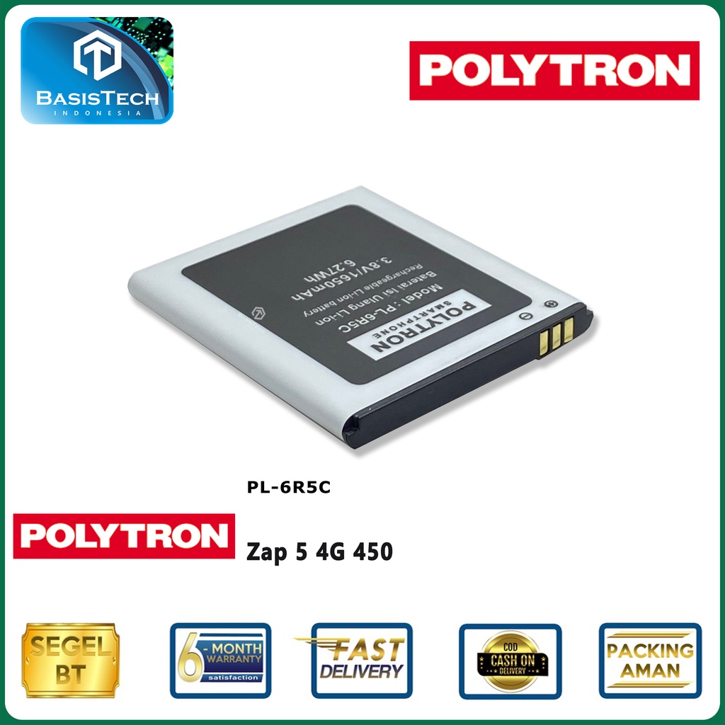 BATERAI POLYTRON ZAP 5 4G 450 PL-6R5C - ORI99 GOOD QUALITY