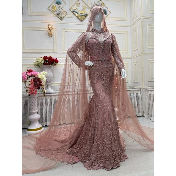Kebaya Pengantin / Kebaya Pengantin Duyung Ekor