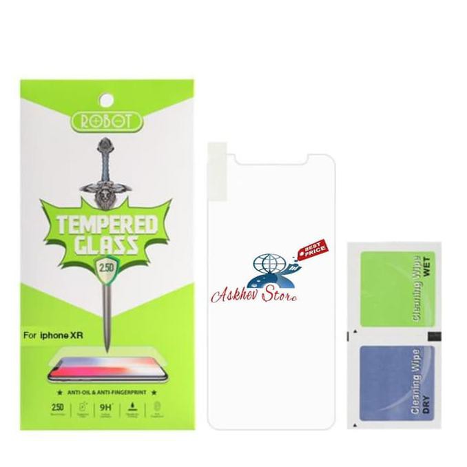 Tempered Glass Robot Iphone Xr 2.5D Anti Gores Kaca Screen Guard