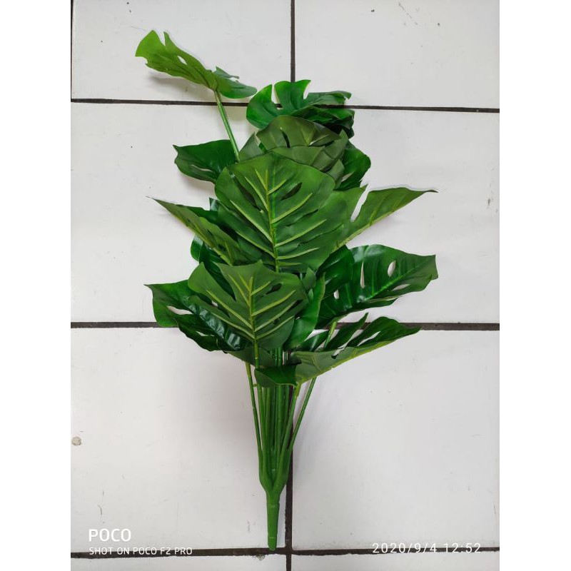 daun monstera artificial monstera palsu