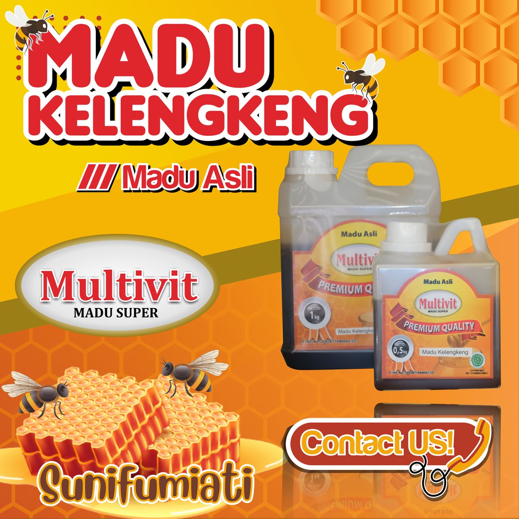 

MADU MULTIVIT KELENGKENG 500gr | MADU ASLI 100%