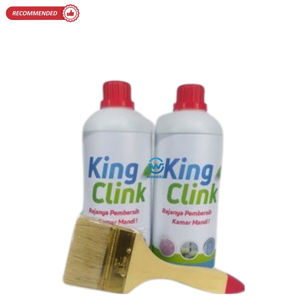 King Clink Pembersih kerak Pembersih karat Kerak Kamar Mandi WC dan Toilet Noda Membandel Ampuh