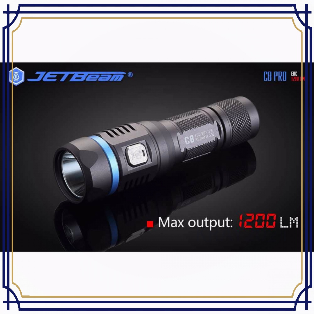 C8 Pro Tactical Senter LED Cree SST-40 N4 BC 1200 Lumens