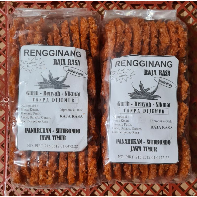 

Rengginang Mentah Rasa Balado