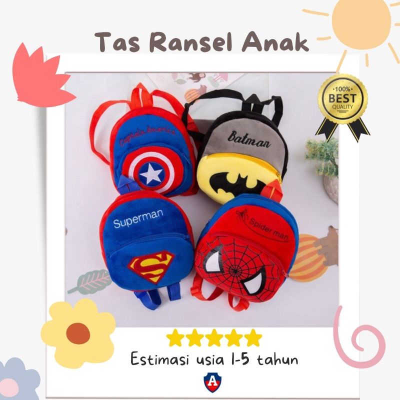 Tas Ransel Anak Karakter / Tas Sekolah / Tas Anak Kecil / Backpack