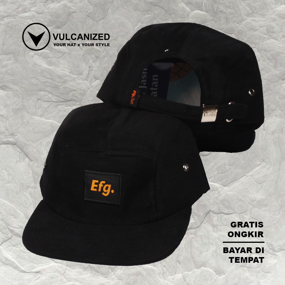 Topi Baseball Distro Caps EFG Pria Bordir Premium Branded Bahan Ori Raffel