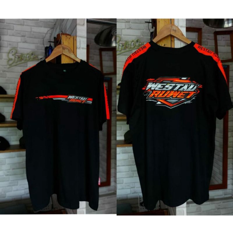 Kaos Distro WEZ TAU RUWET hitam - Baju Distro WEZ tau ruwet original Mletre genk