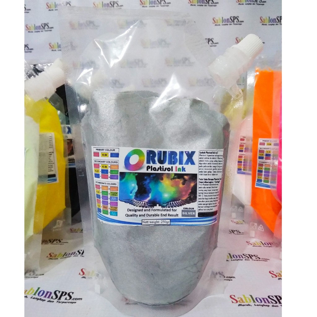 Tinta Sablon Distro Plastisol Silver