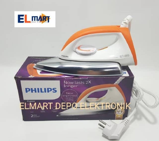 Philips setrika listrik ceramic 350 watt HD1173  - HD 1173 Original