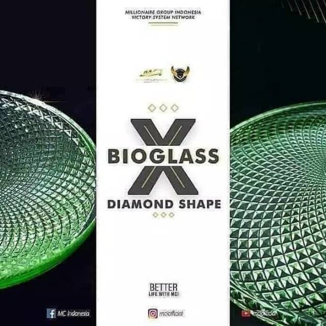 Bioglass X Diamond Shape Bio Glass X Diamond Shape Jumbo Original