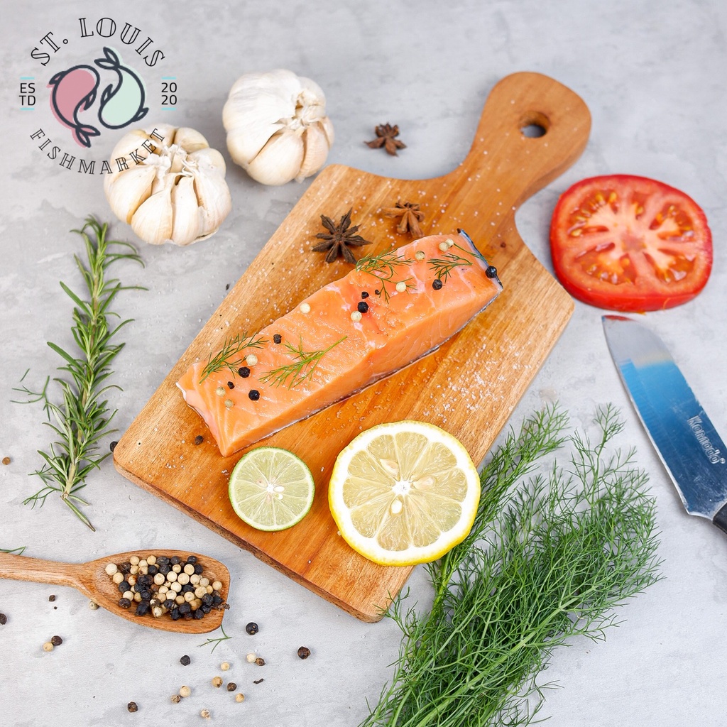 Salmon Fish Norwegian PREMIUM Import Fresh / Ikan Salmon Segar