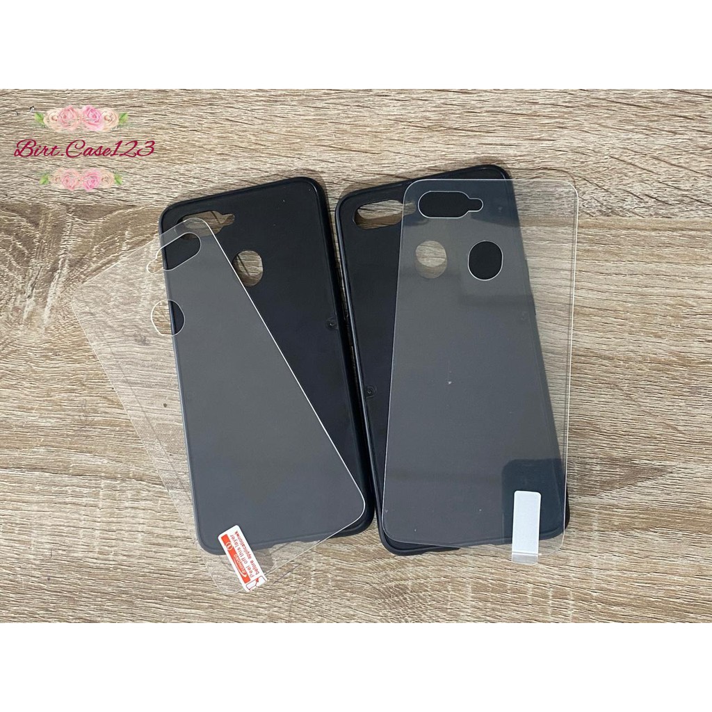 Softcase tempered glass Back Case Glass Case Polos Case Mentahan Kaca BC790