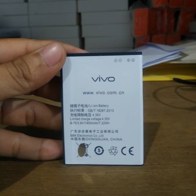 BATRE BATERAI BATERE VIVO Y21 Y22 Y15 Y13 B-75 ORIGINAL BATTERY