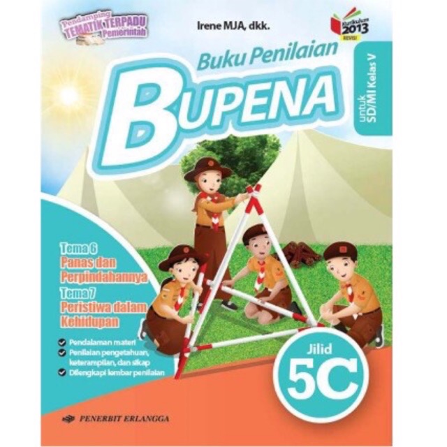 Buku Penilaian Bupena kelas 5C SD MI