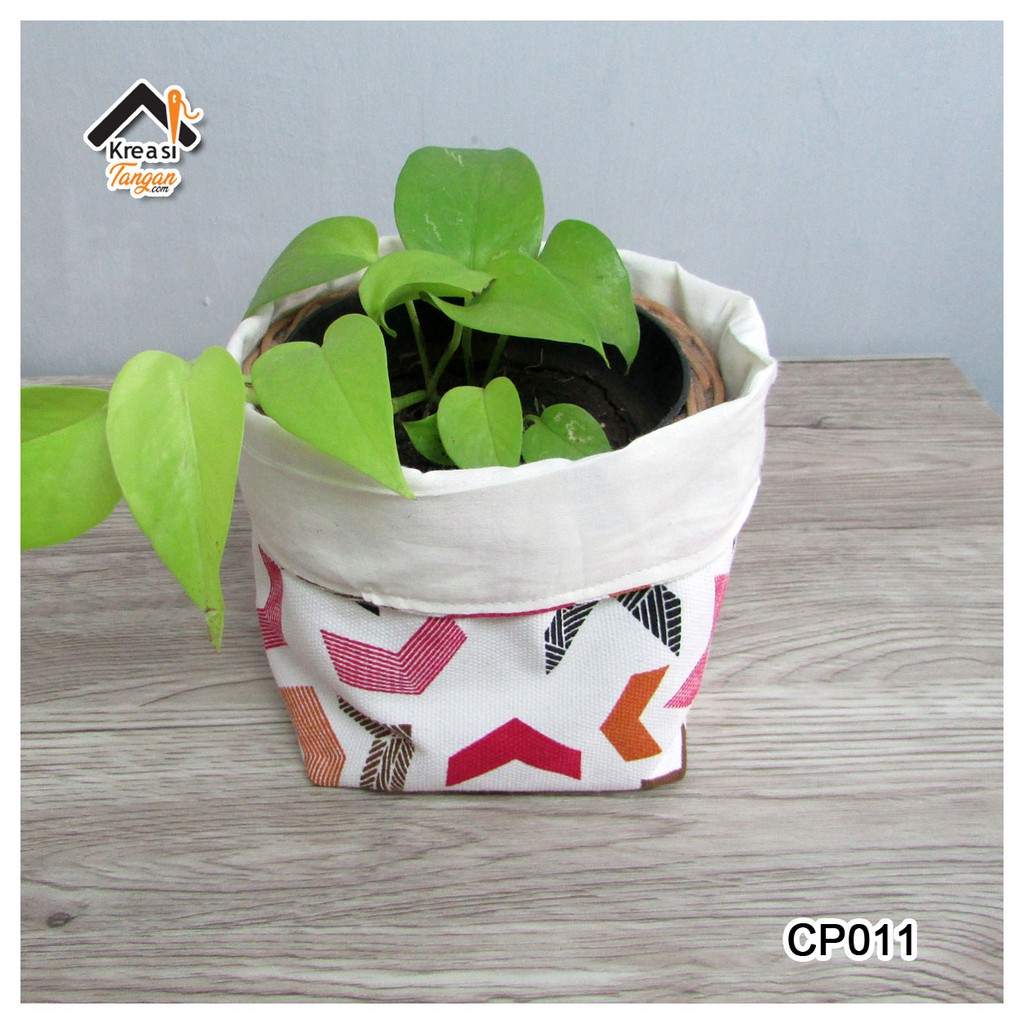 COVER POT TEMPAT PENYIMPANAN MOTIF MINIMALIS AESTHETIC CP011