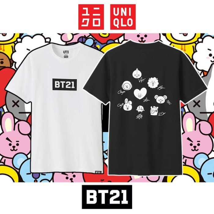 UNIQLO x BT21 Kaos/Baju Unisex - Model G, S
