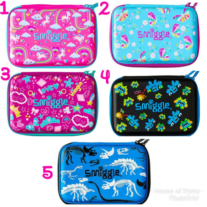 

(BISA COD) SMIGGLE HARDTOP PENCIL CASE SALE - TEMPAT PENSIL SMIGGLE - Fuchsia