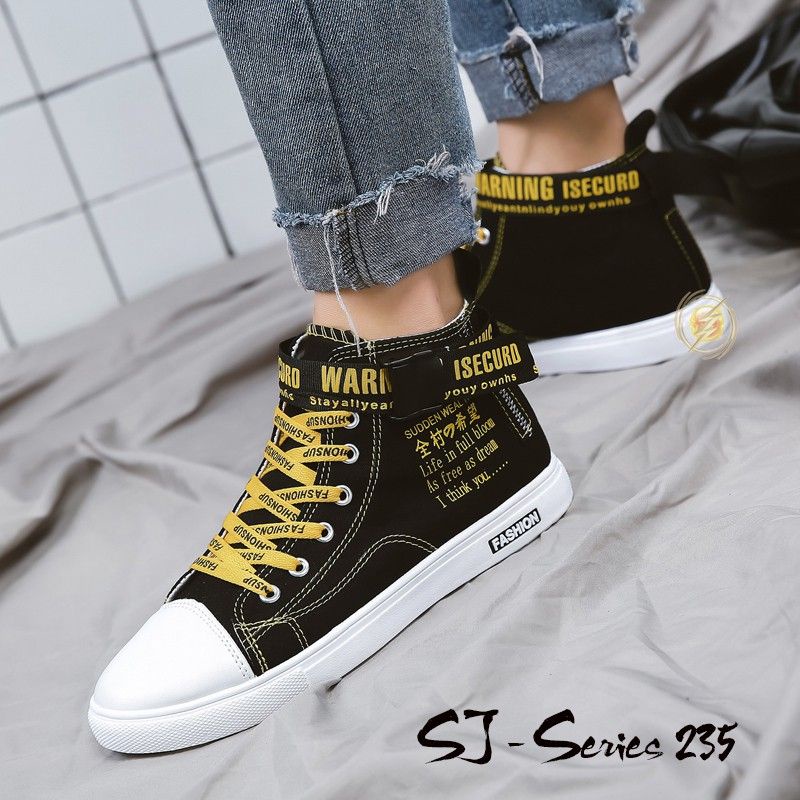 Sepatu Sneakers Pria Casual Harajuku Kualitas Import Premium - 235