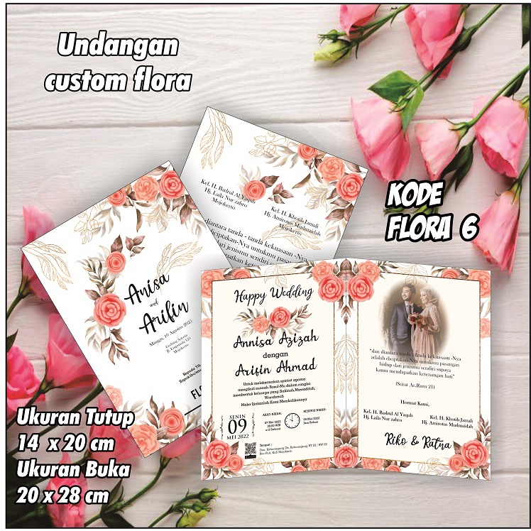 

UNDANGAN PERNIKAHAN FLORA 6