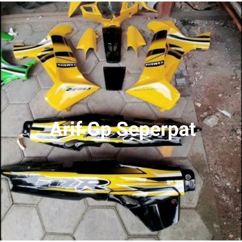 Full set body fiz r atau vega lama merah hitam biru kuning